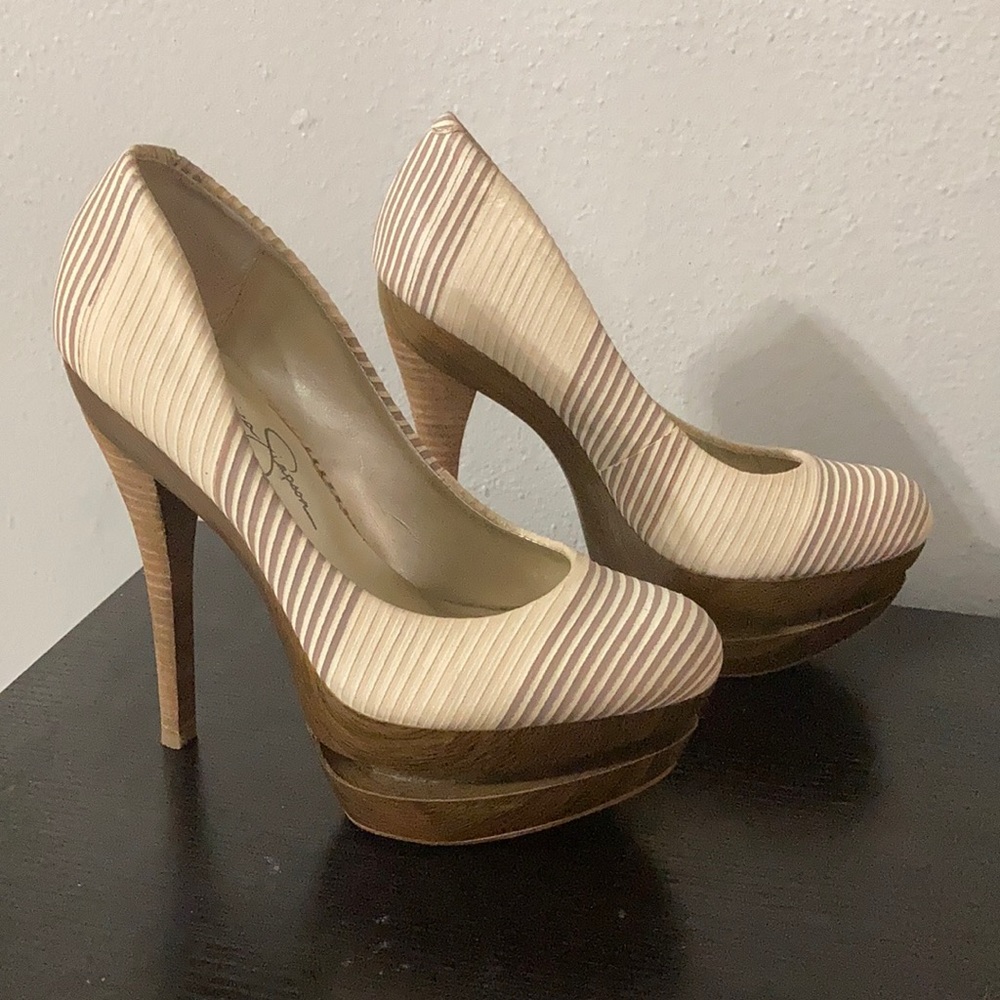 Jessica Simpson sky high heels! Size 6